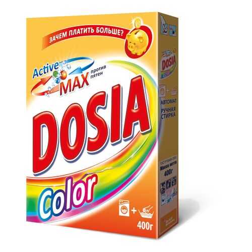 Порошок для стирки Dosia color active автомат 400 г в Фикс Прайс