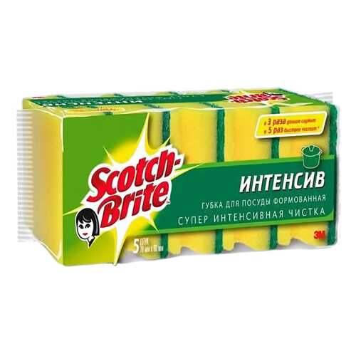 Губка Scotch-Brite HD-N-7090-5 в Фикс Прайс