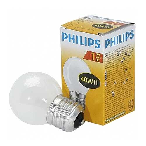 Лампа накаливания PHILIPS A55 40W E27 FR в Фикс Прайс