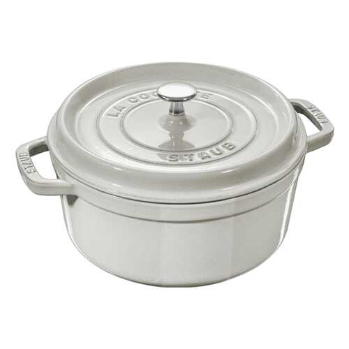 Кокот Staub La Cocotte 2,2л, белый трюфель в Фикс Прайс